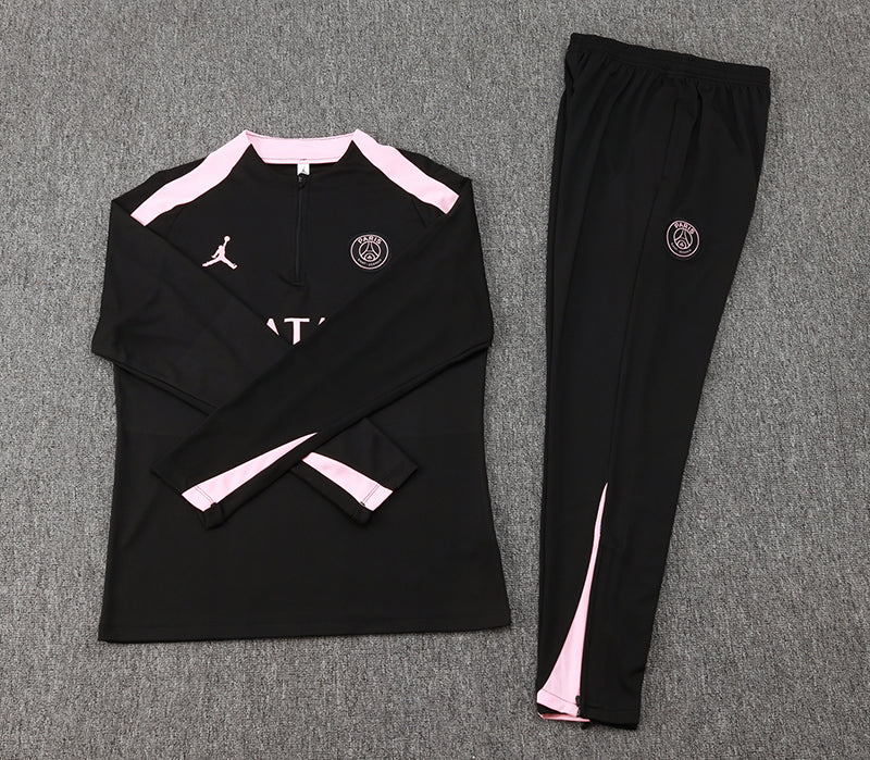 Brand New PSG Tracksuit Black Pink Mens And Kids