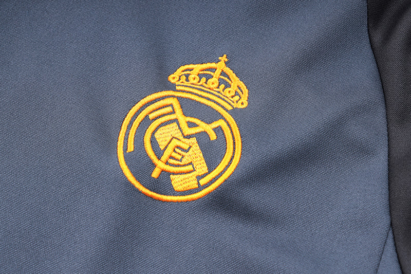 Brand New Real Madrid Tracksuit Gray Mens And Kids